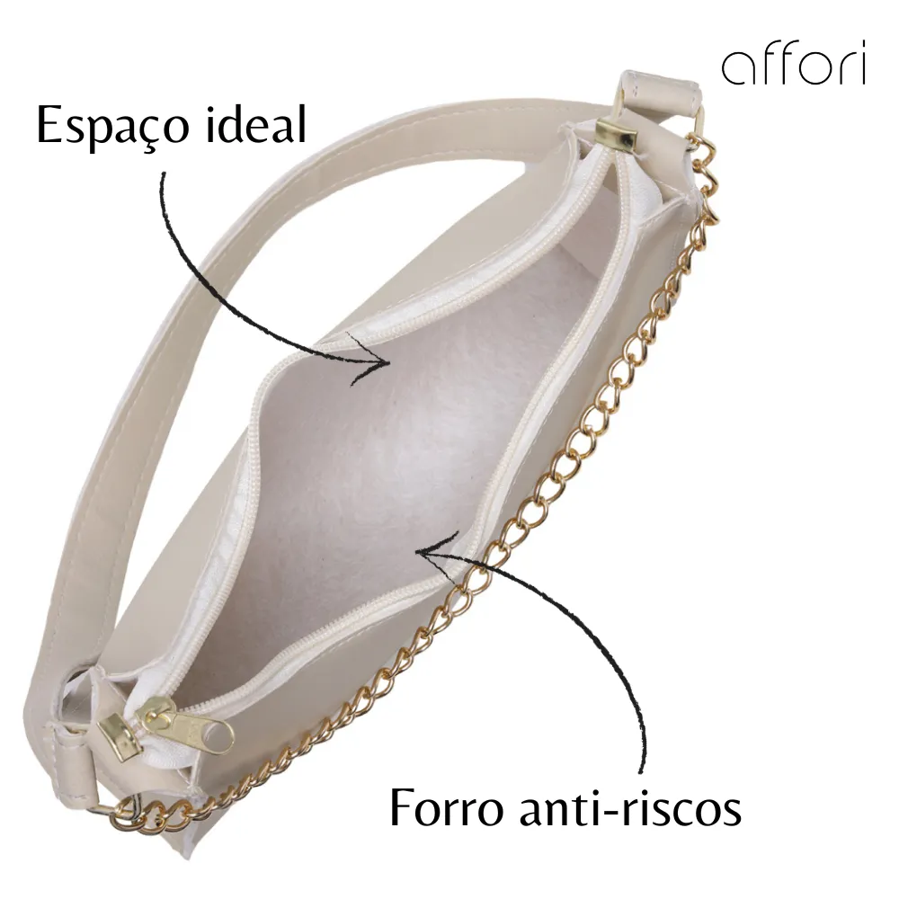 Bolsa Baguete De Ombro Feminina - Ketrin