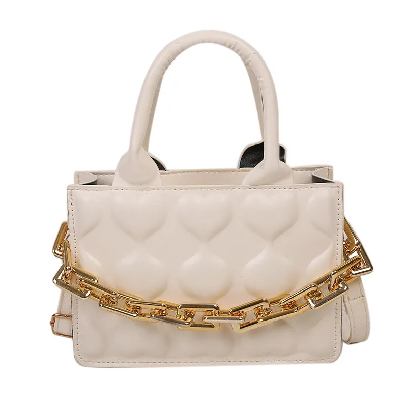 Bolsa de Ombro Quadrada - Hearts