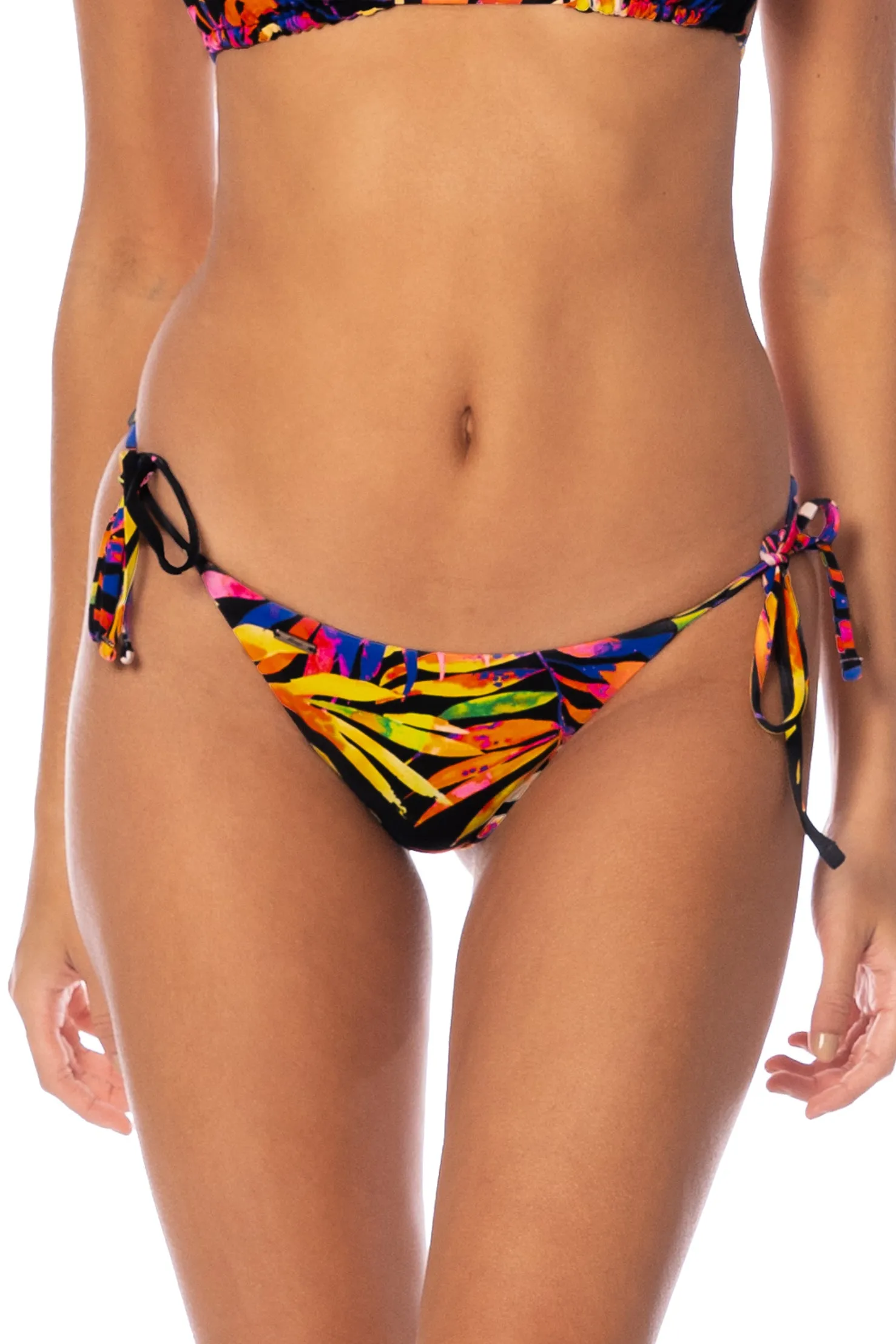 Maaji Midnight Tropics Sunny Tie Side Bikini Bottom