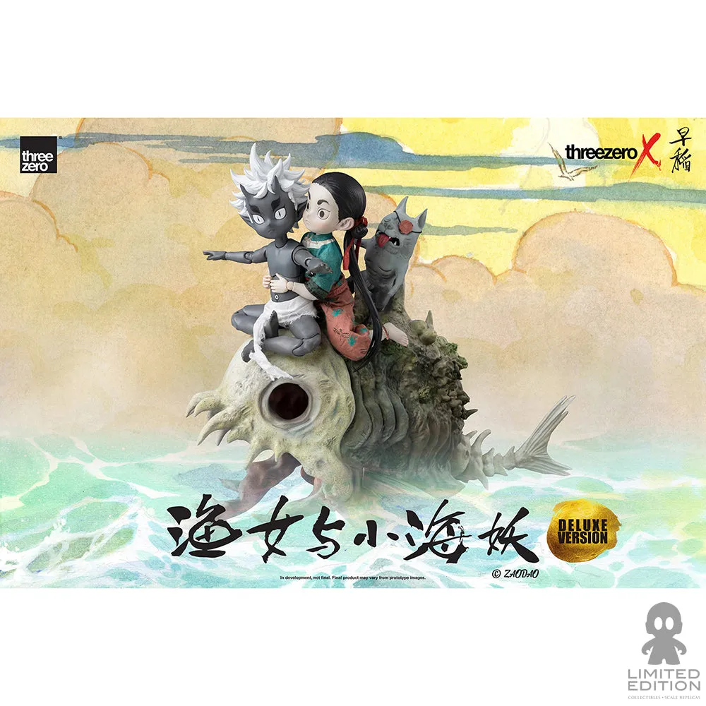 Threezero Figura Articulada Fisher Girl And Little Sea Elf Deluxe Version Fishergirl And Little Sea Elf