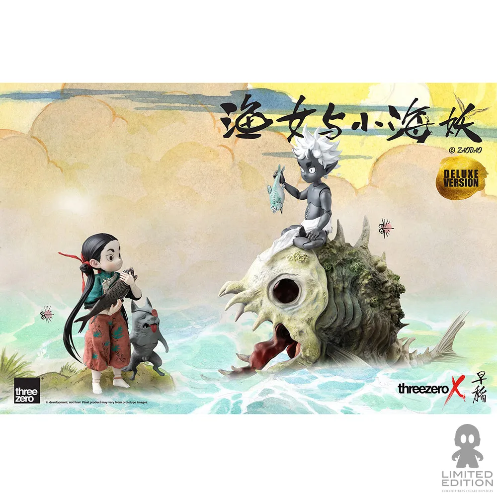 Threezero Figura Articulada Fisher Girl And Little Sea Elf Deluxe Version Fishergirl And Little Sea Elf