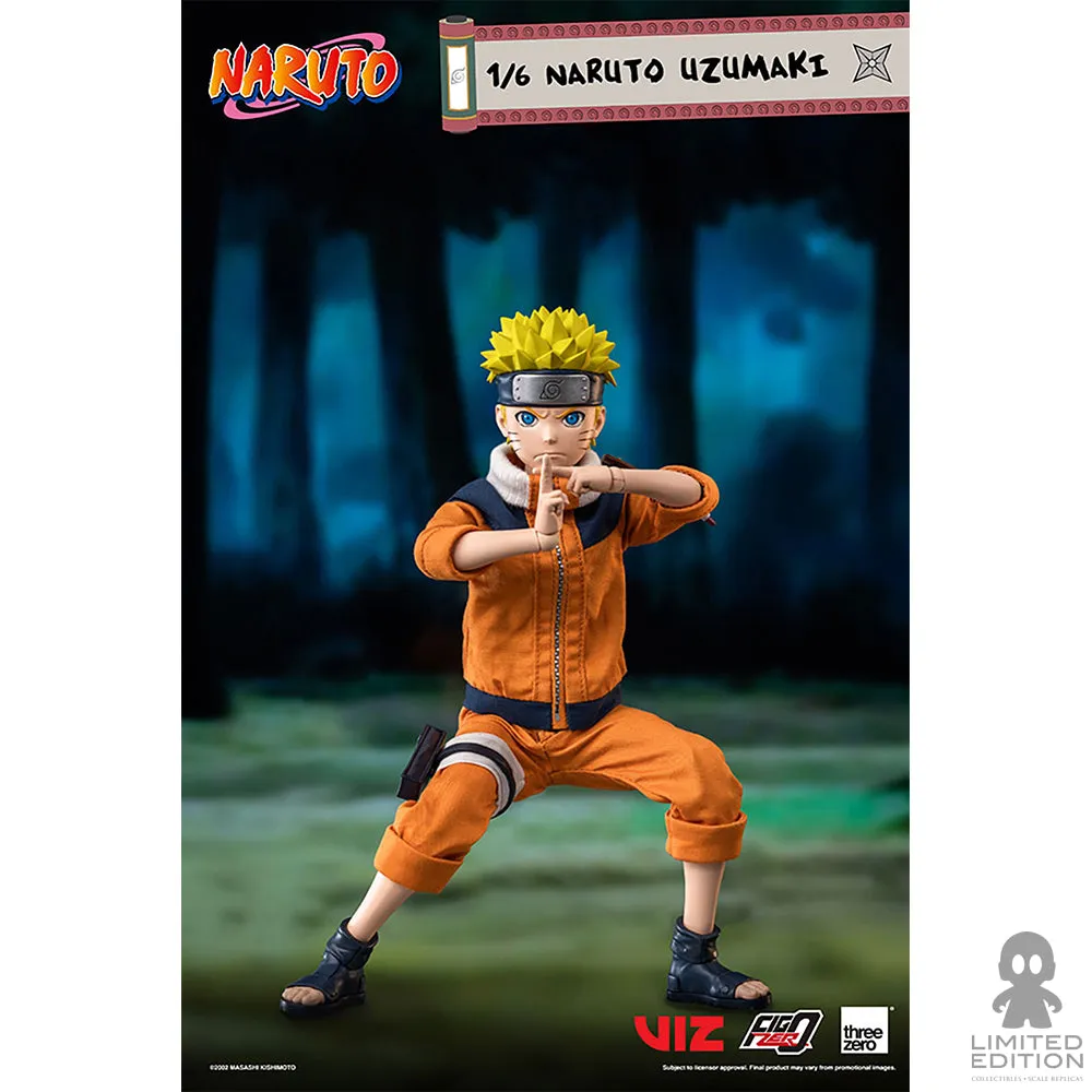 Threezero Figura Articulada Naruto Uzumaki Naruto By Masashi Kishimoto - Limited Edition