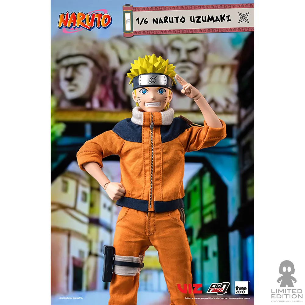 Threezero Figura Articulada Naruto Uzumaki Naruto By Masashi Kishimoto - Limited Edition