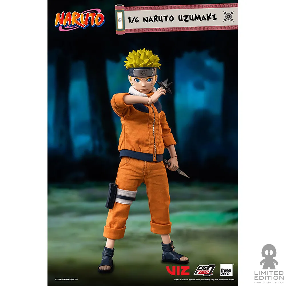 Threezero Figura Articulada Naruto Uzumaki Naruto By Masashi Kishimoto - Limited Edition
