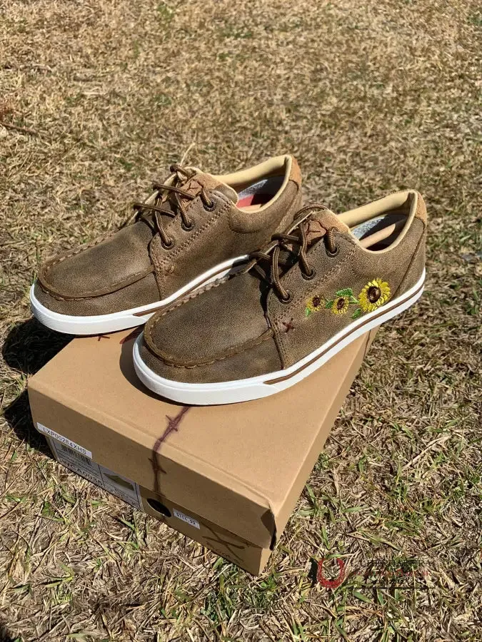 TWISTED X WOMEN KICKS BOMBER SUNFLOWER CASUAL SHOE