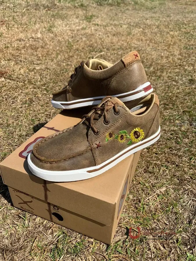 TWISTED X WOMEN KICKS BOMBER SUNFLOWER CASUAL SHOE