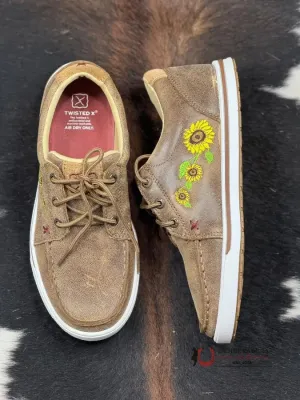 TWISTED X WOMEN KICKS BOMBER SUNFLOWER CASUAL SHOE