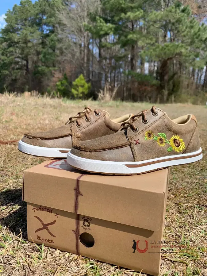 TWISTED X WOMEN KICKS BOMBER SUNFLOWER CASUAL SHOE