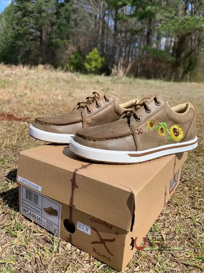 TWISTED X WOMEN KICKS BOMBER SUNFLOWER CASUAL SHOE