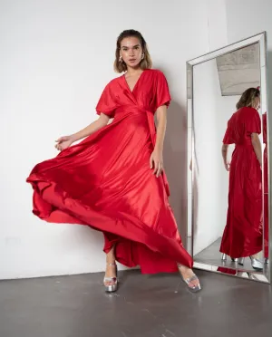 Vestido Largo de Fiesta Noa Rojo