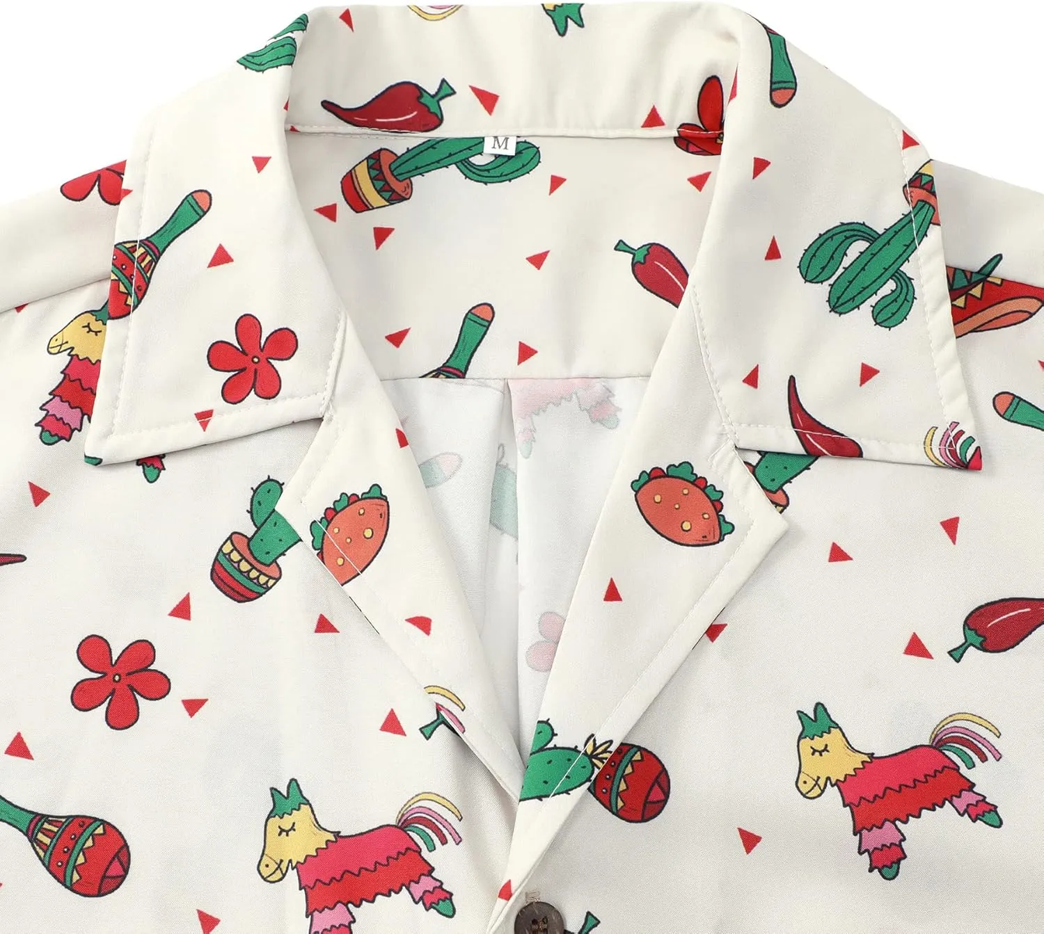Zando Hawaiian Shirt for Men Funny Animal Tropical Shirts for Men Short Sleeve Button Down Vacation Shirt Summer Beach Shirt